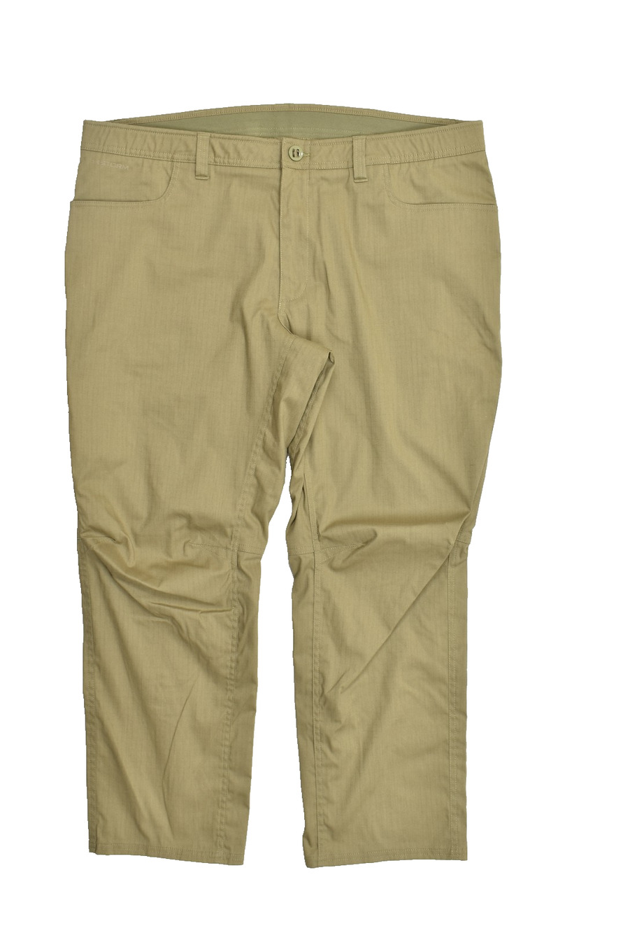 Under Armour Storm Men's Pants 42/30 Loose Fit Tan Polyester Ripstop Hiking Golf